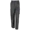 The R308X by Result Work-Guard are dark gray cargo pants featuring multiple pockets and a button closure, displayed from the front with no visible branding or background.