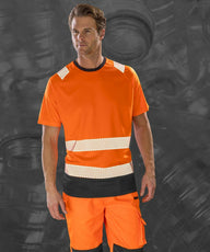 Fluorescent Orange/Black