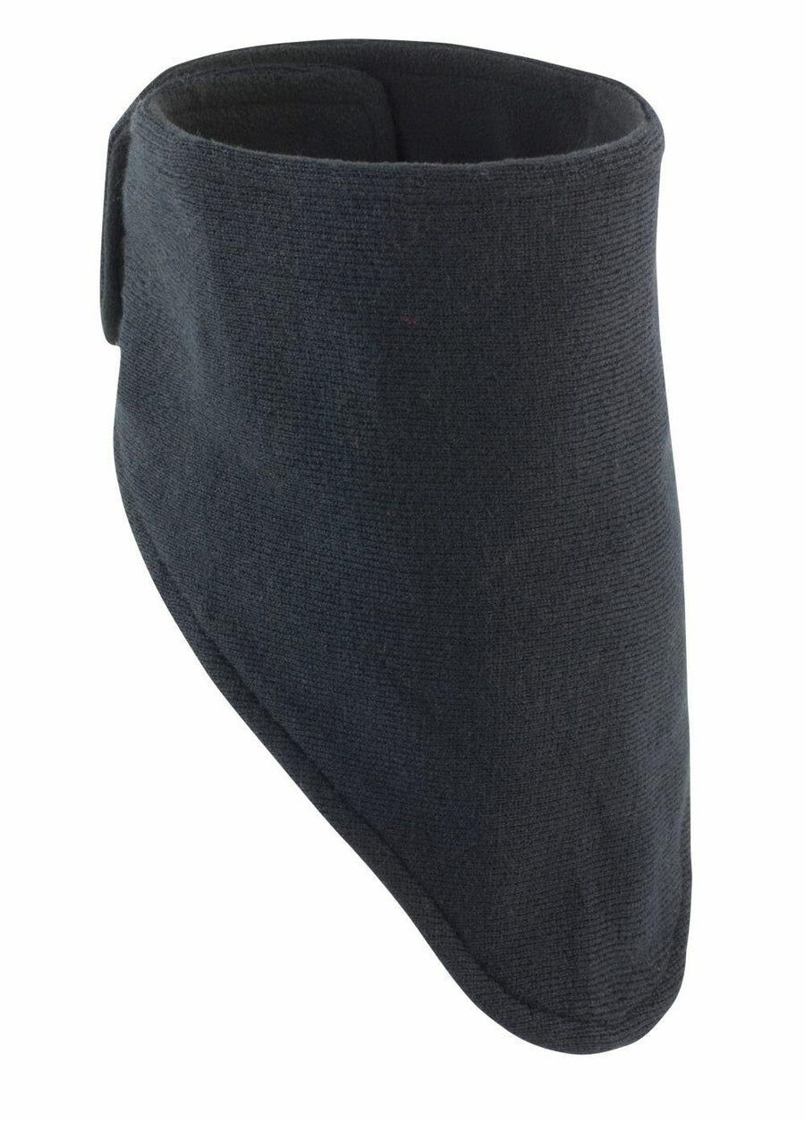 The RC353 from Result Winter Essentials is a dark-colored fabric neck warmer featuring a wraparound design.