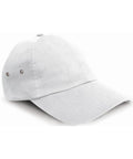 A Result Headwear RC63X baseball cap in light gray, featuring a curved brim and two metal eyelets on the side.