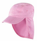 The RC76J from Result Headwear is a pink sun hat featuring a wide brim and a neck flap, specifically designed to provide excellent shade and sun protection.