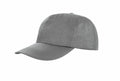 An RC80X baseball cap by Result Headwear, featuring a plain gray design with a curved brim, displayed against a white background.