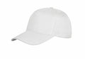 The RC80X by Result Headwear is a plain white baseball cap with a curved brim, displayed centered against a white background.
