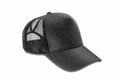 The RC90X by Result Headwear is a black speckled baseball cap featuring a mesh back and a curved brim.