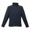 The RG089 jacket from Regatta Professional is a black zip-up with a high collar, featuring two front pockets on each side.