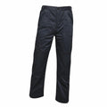 RG171 by Regatta Professional is a pair of dark grey cargo pants featuring multiple pockets and a button closure, showcased against a plain background.