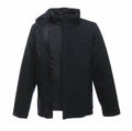 The RG191 jacket by Regatta Professional, featuring a high collar and a partially open front zip, is set against a white background.