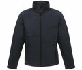Regatta Professional's RG194 is a dark blue zip-up jacket featuring a high collar and front pockets.