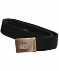 A black fabric belt with a silver buckle, bearing the text "Regatta RG230.