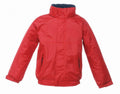 RG244 jacket from Regatta Junior featuring a high collar and zippered pockets.