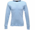 Light blue, long-sleeved Regatta Professional RG289 thermal shirt displayed on a white background.