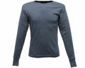 The RG289, a long-sleeved thermal shirt in dark gray by Regatta Professional, is displayed on a white background.