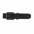 Regatta Professional RG297 black leather belt with a dark metal buckle, single loop, and embossed logo.
