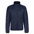 Regatta Professional RG319 in navy blue, featuring a quilted design with a high neck and front zipper closure.
