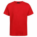RG618 by Regatta Professional, a plain red T-shirt set against a white background.