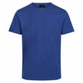 A plain RG618 T-shirt from Regatta Professional on a white background, featuring a round neckline and short sleeves in blue.