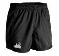 RH015 shorts by Rhino feature an elastic waistband and display the "RHINO" logo on the front left leg.
