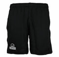 Black athletic shorts featuring the RH016 design and a Rhino logo on the left leg.