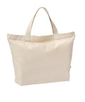 A plain beige canvas tote bag called "Bags" with two short handles sits empty against a white background, featuring a simple and unadorned design.