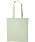 A Nutshell RL100 tote bag in light green with long handles, displayed against a white background.
