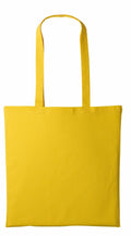 A Nutshell RL100 tote bag in a vibrant yellow with long handles.