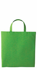 A Nutshell RL110 tote bag in plain green with two handles, displayed against a white background.