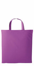 The RL110 by Nutshell is a fabric tote bag in purple, featuring a minimalist design with two handles. It is displayed against a simple white background.