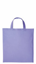 A Nutshell RL110 tote bag in plain lavender with two handles, set against a white background.