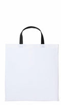 The Nutshell RL130 features a minimalist white tote bag with contrasting black handles, displayed on a white background.