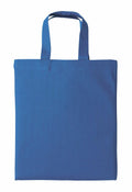 The RL500 by Nutshell is a simple, rectangular tote bag in plain blue with two handles, set against a white background.