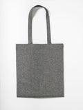 A Nutshell RL600 tote bag in gray with long handles, set against a white background.
