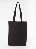 A Nutshell RL660 black fabric tote bag with long handles displayed against a white background.