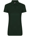 ProRTX RX05F short-sleeve polo shirt in dark green, featuring a collar and three buttons.