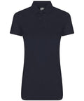 The RX05F by ProRTX is a black short-sleeve polo shirt featuring a classic collar and three buttons, shown against a white background.