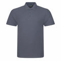 The ProRTX RX101 is a plain gray short-sleeve polo shirt, featuring a collar and three buttons.