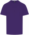 The front view of the ProRTX RX151 features a plain dark purple round-neck short-sleeve t-shirt.