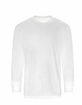 The RX152, a plain white long-sleeve shirt with a round neckline from ProRTX, is displayed against a white background.