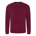 A ProRTX RX301 crewneck sweatshirt in plain maroon displayed on a white background.