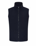 The RX405 by ProRTX is a sleeveless black zip-up vest with a high collar, showcased against a white background.