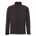 The RX500 by RTX Pro is a brown jacket featuring a high collar, zip-up design, and two zippered pockets.