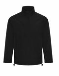RX530 by ProRTX is a black zip-up jacket with a high collar and long sleeves, featuring two side pockets and one vertical chest pocket.