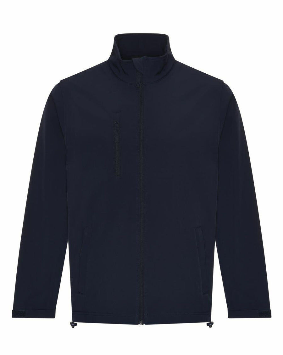 The RX530 by ProRTX is a plain black zip-up jacket with a high collar and long sleeves, featuring front pockets and a chest pocket.
