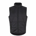 ProRTX's RX551 is a black sleeveless puffer vest that features a zipper closure and high collar.