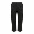 ProRTX's RX603 black cargo pants with multiple pockets are displayed against a white background.