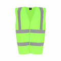 ProRTX's RX70J is a neon green safety vest featuring reflective silver stripes on the front.