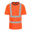 ProRTX's RX720 shirt is bright orange with reflective silver stripes on the front.