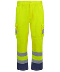 ProRTX's RX760 safety pants come in a bright yellow color and feature reflective gray stripes with multiple pockets for added functionality.