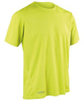 A lime green S253M short-sleeve T-shirt by Spiro, featuring "SPIRO" printed near the hem.