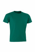Spiro's S287X is a green short-sleeve crew neck t-shirt displayed on a plain white background.