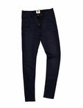 AWDis So Denim SD014 dark blue skinny jeans featuring a button and zipper closure.